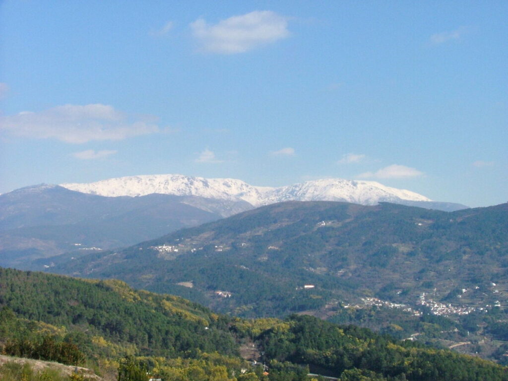 sneeuw op Serra da Estrela