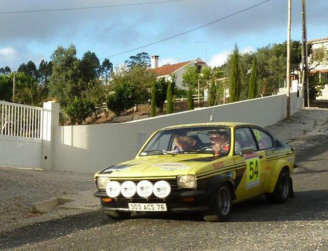 antieke raceauto in Portugal