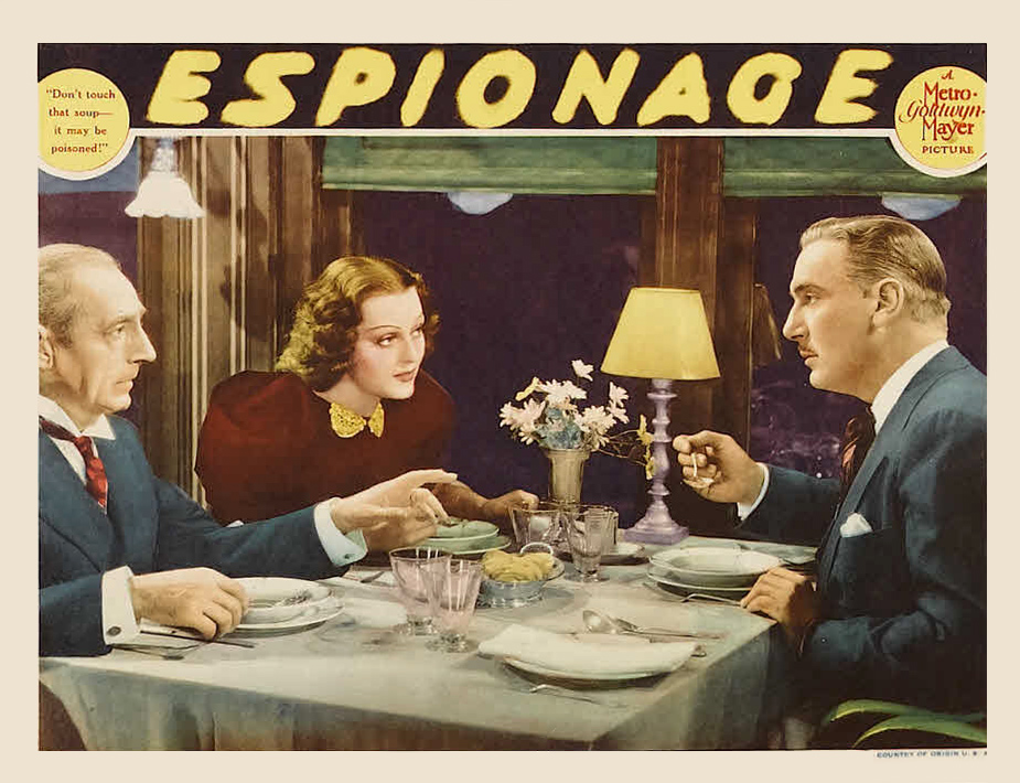 Filmposter van de film Espionage uit 1937