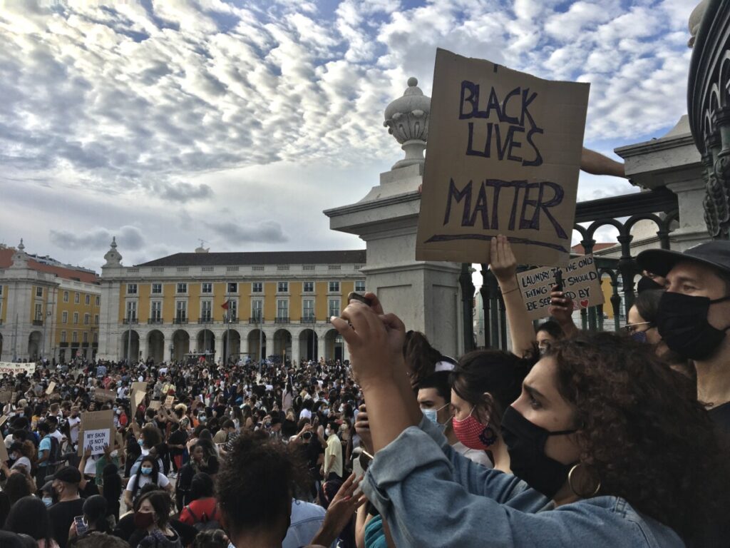 Demonstratie in Lissabon