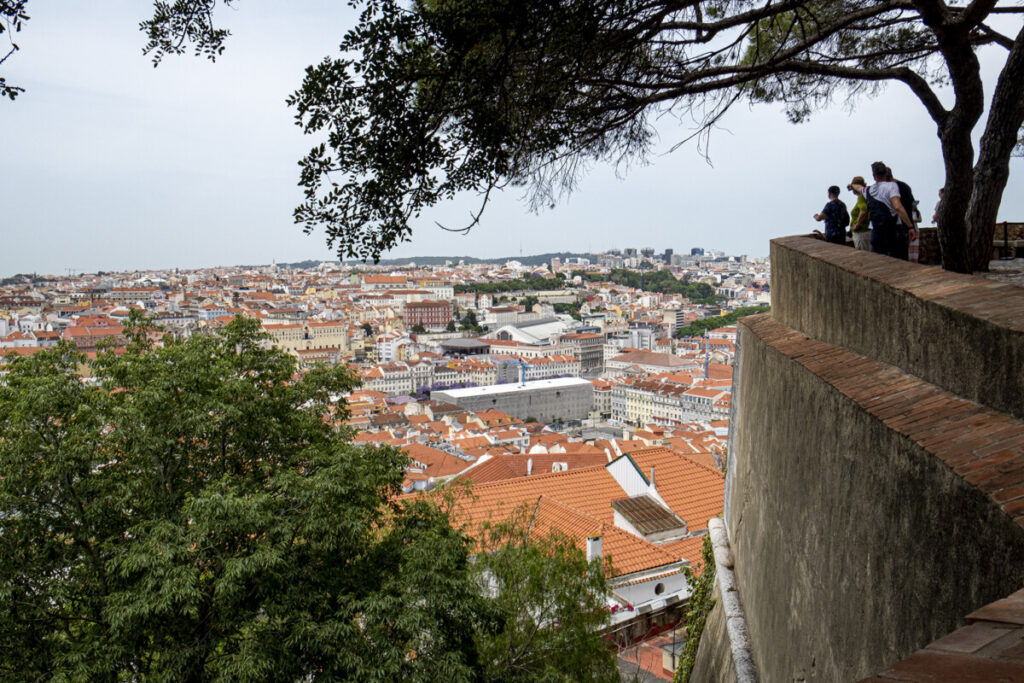 Uitzicht vanaf het Castelo São Jorge.