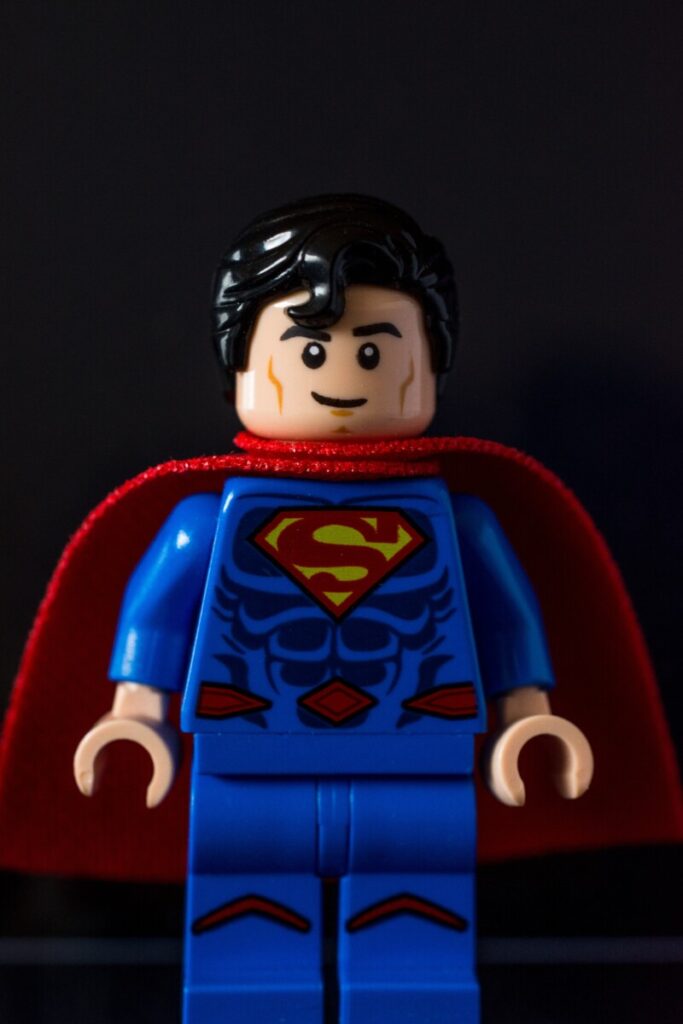 Playmobilfiguurtje van Superman.