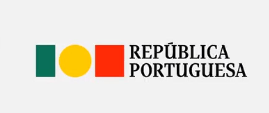 Logo van de regering Costa. Tekst República Portuguesa.