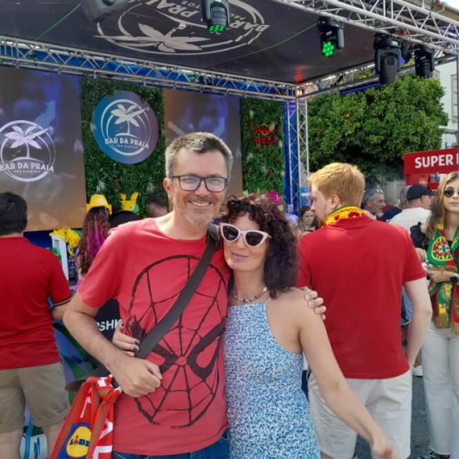 Euro 2024 fanzone in midden Portugal