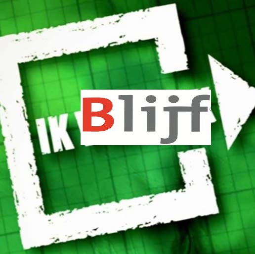 Ik Blijf-logo, geinspireerd op het IK Vertrek logo van AVROTROS