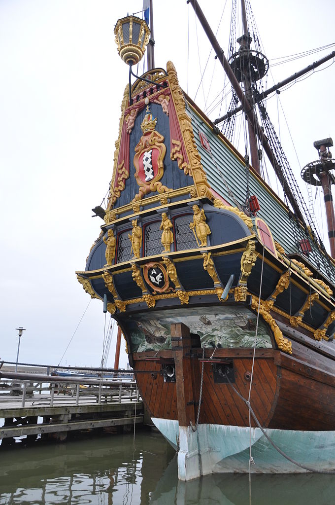 Replica van het VOC-spiegelretourschip Batavia, een vroeg-zeventiende-eeuws schip