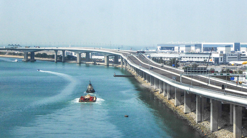 Brug van Macau naar Hongkong