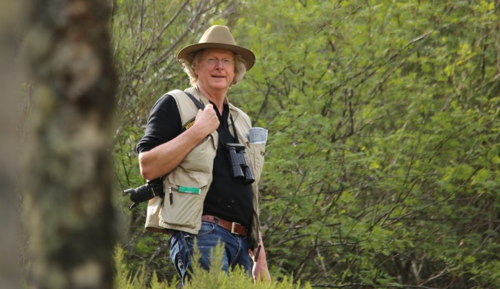 Jan Jansen in het veld.